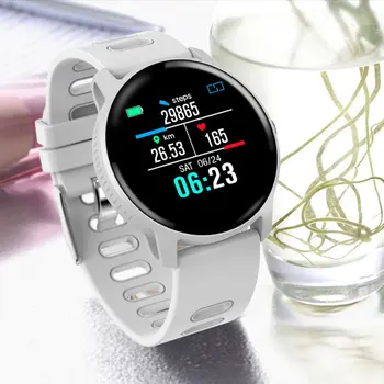 

S08 Men Sport Pedometer Smart Watch IP68 Waterproof Fitness Tracker Heart Rate Monitor Women Clock Smartwatch