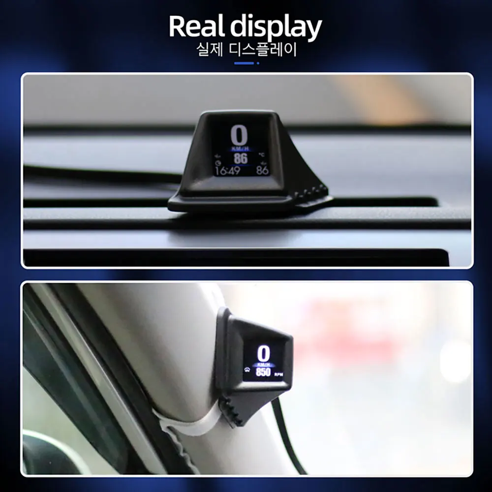 Vjoycar ACE S1 GPS OBD  ý  ÷, ڵ  , GPS ӵ, 2 ġ LCD  溸, ڵ ӵ 