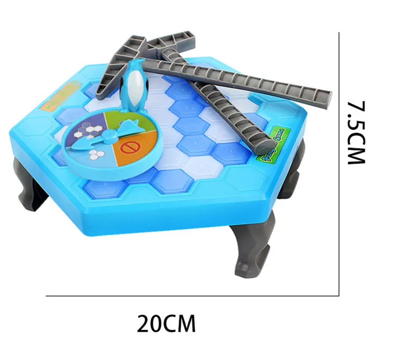 6 Sets Penguin Trap Activate Funny Game Interactive Ice Breaking Table Penguin Trap Entertainment Toy for Kids Family Game