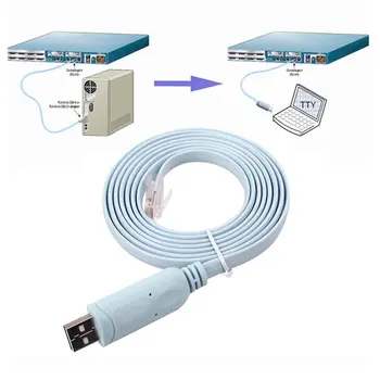 

1.8m USB to RJ45 Console Cable for WIN 7 32 bit, for WIN7 64 bit, for WIN, for XP, for Android