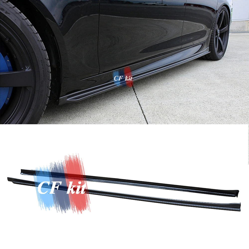 Боковые юбки из углеродного волокна для BMW F10 M5 Боковой бампер M Tech комплект кузова