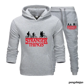 

New 2020 Track field male sport fleece thickened hooded boutique casual clothes hoodies suit jacket + pants winter warm men set