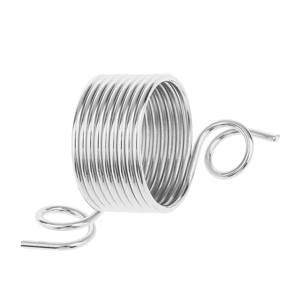 2 Piece Metal Yarn Guide Knitting Thimble for Knitting Crafts Accessories Tool Silver 15mm 18mm
