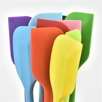 

Kitchen Silicone Cream Butter Cake Spatula Mixing Batter Scraper Brush Butter Mixer Cake Brushes Baking Tool Kitchenware