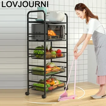 

Repisas Y Estantes Mensola Room Home Sponge Holder Rangement Cuisine Organizer Kitchen Storage with Wheels Prateleira Shelves