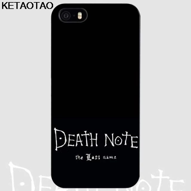 Коричневый KETAOTAO Death Note чехол для телефона с изображением на задней панели чехол s для samsung S3 S4 S5 S6 S7 S8 S9 NOTE 4 5 7 8 чехол мягкий резиновый чехол из ТПУ силикона - Цвет: Коричневый