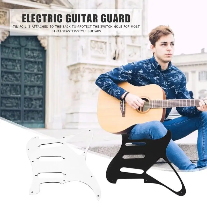 3 слоя царапины пластины электрогитары pick guard ST против царапин гитары защита pick Guard Музыкальные инструменты аксессуары