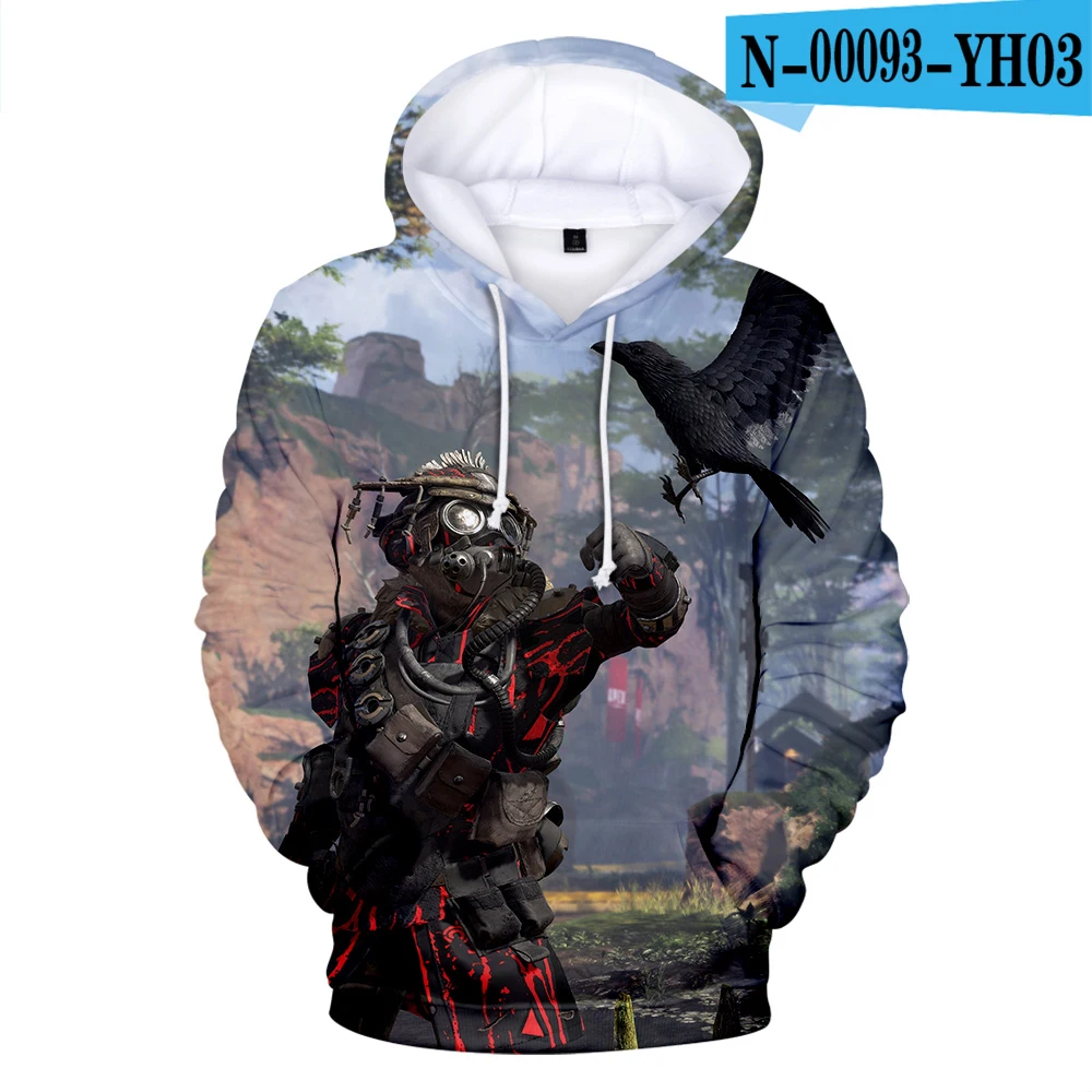 Apex Legends 3D толстовки мужские/wo мужские новые горячие игры печати толстовка осень мода Harajuku Толстовка 3D печать Apex легенды мужские толстовки - Цвет: 3D