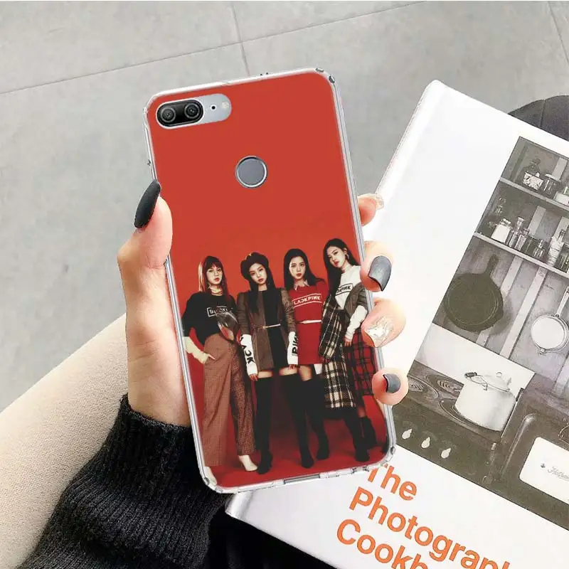 BlackPink черный, розовый Kpop чехол для huawei Honor 9 10 20 Lite рro 9X 8X 8A 8C фотоаппаратов моментальной печати 7S 7A 7C Y5 Y6 Y7 Y9 мягкий чехол для мобильного телефона чехол Coque