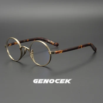 

John Lennon Luxury Retro Round Titanium Optical Glasses Frame Men Women Myopia Prescription Eyeglasses Frame Vintage Eyewear