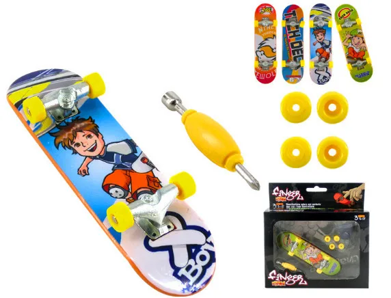 Мини Мода fingerboard подарки finger play скейт доска игрушки для детей