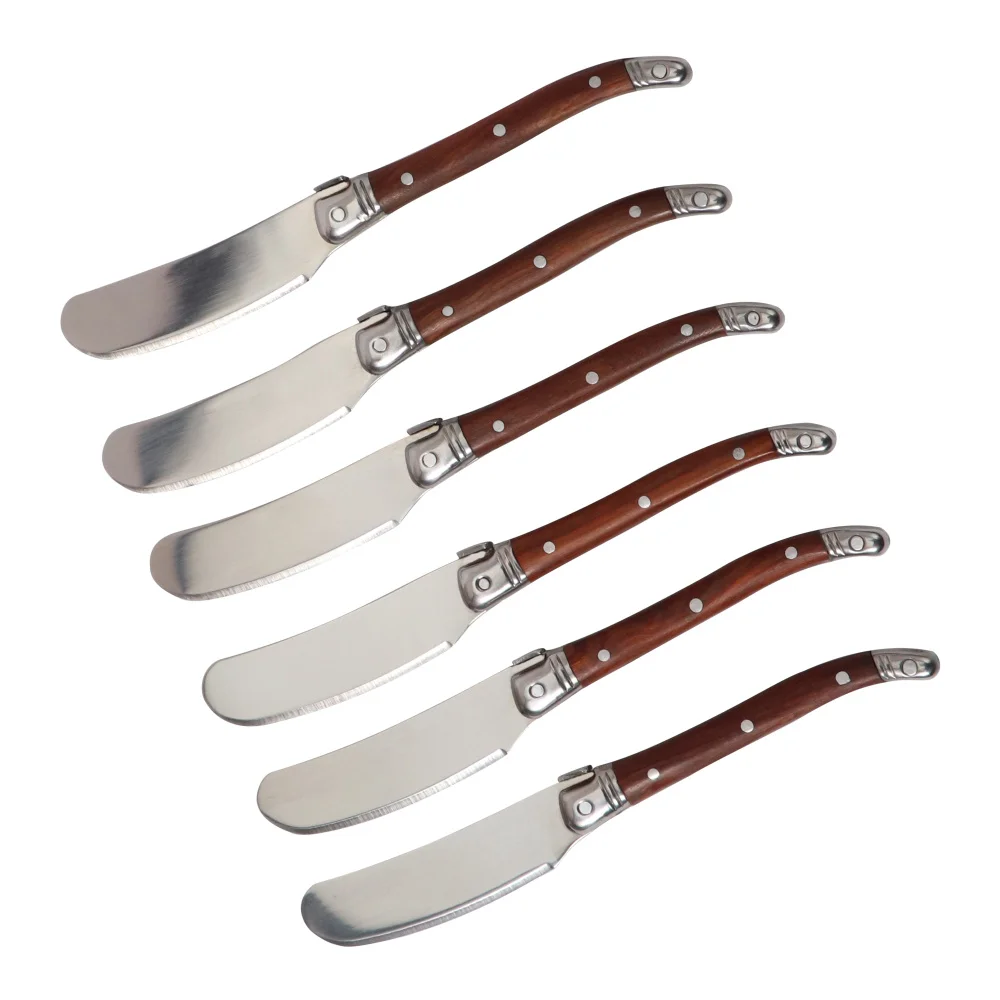 Jean-Patrique Butter Knife and Spreader | A Butter Knife and Spreader with One Smooth, Rounded Edge for Spreading and One Serrated Edge for Slicing