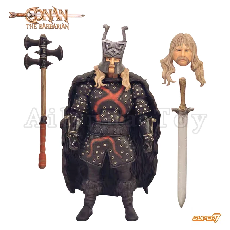 Super7 ULTIMATES! - Conan El Bárbaro Batalla En Los Montículos Subotai - Figura De Acción De Conan De 7 Pulgadas Con Accesorios, Colección De Película Clásica Y Juguetes Retro