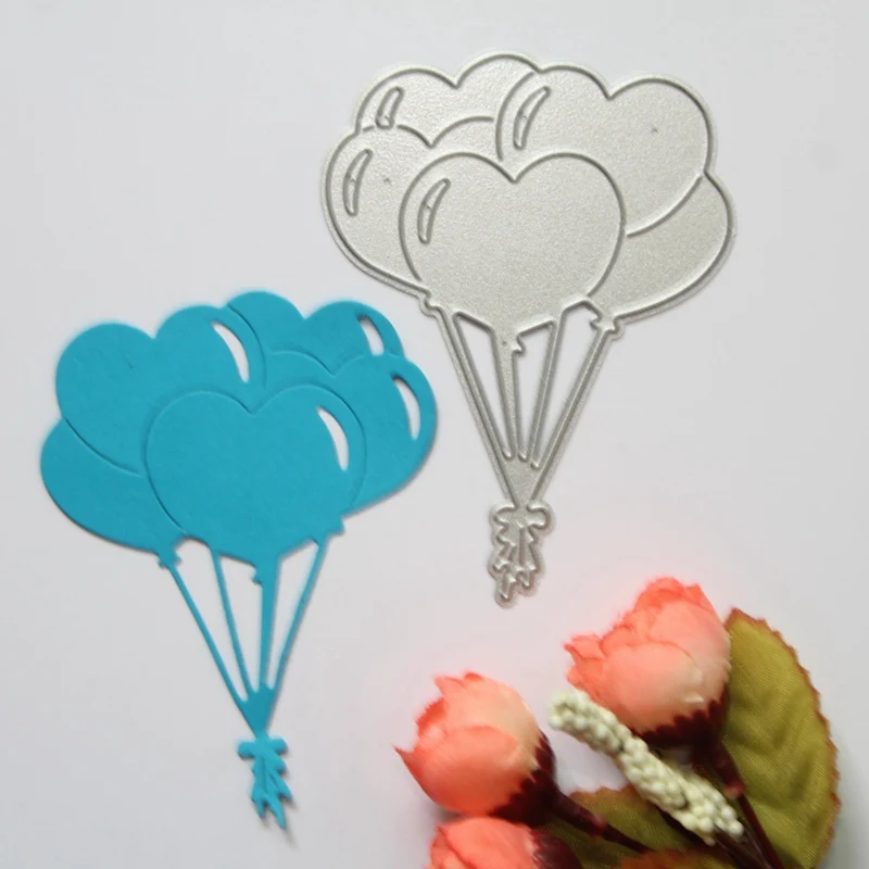 Баллон формы украшения металлические стальные рамки резки штампы DIY Скрап заказ