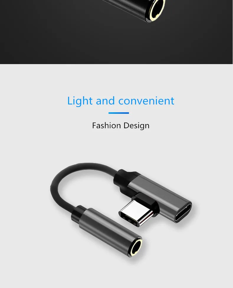 Usb type C штекер 3,5 мм разъем для наушников кабель-адаптер AUX разъем аудио type-C Быстрая зарядка для Xiaomi Mi 6 6x huawei P20 mate 10 Pro