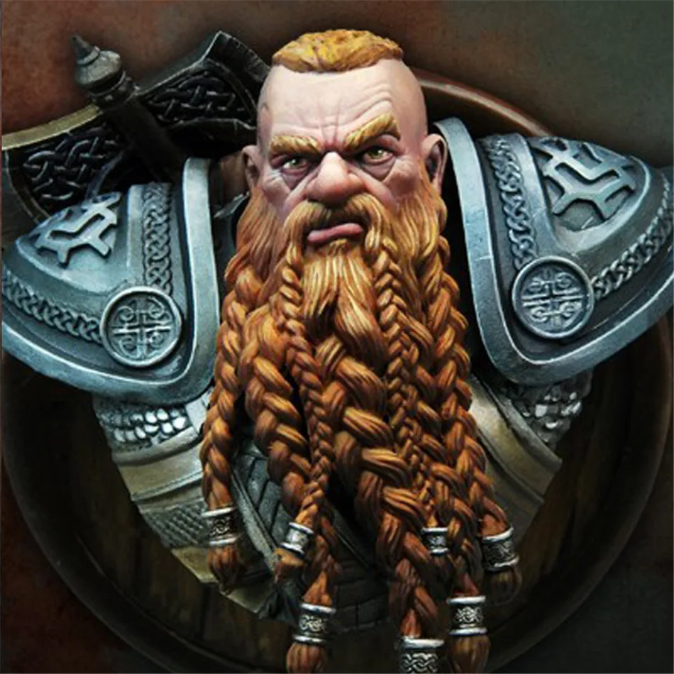 Карликовый воин Khalgrim набор для бюста из смолы 1/10 масштабная Монтажная модель