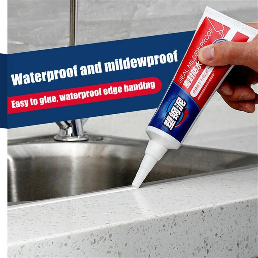 

New Waterproof Mildewproof Glue Universal Gaps Repair Paste Glue Paste Glue 90ML Kitchen Bathroom Tool Home Improvement