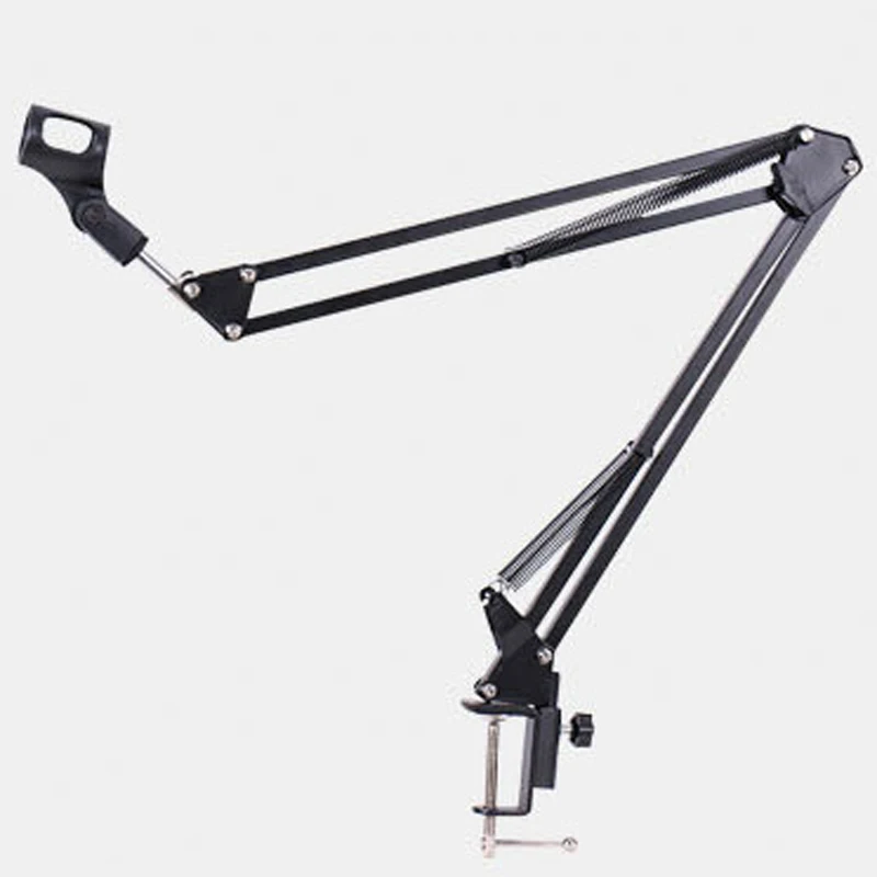 

Professional Recording Mic Arm Stand Microphone Suspension Boom Scissor Holder For Studio Broadcast PN for all microphones