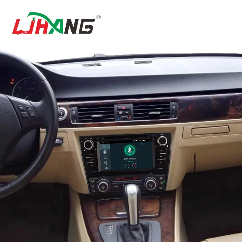 Автомобильный мультимедийный плеер LJHANG 1 Din Android 10 для BMW серий 320/328/3 E90/E91/E92/E93 Wi Fi GPS