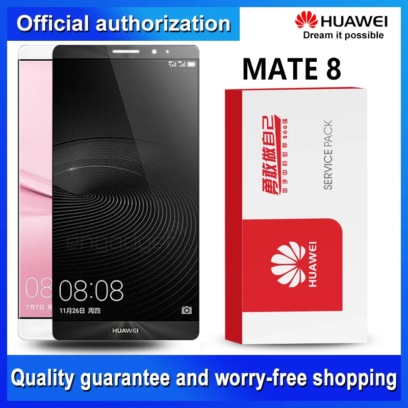 Оригинальный 6 0 &quotдисплей Замена с рамкой для Huawei Mate 8 сенсорный экран дигитайзер