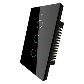

Hot WiFi Smart Press Switch Wall Light Switch US Type Smart Life/Tuya Wireless Remote Control Work with Alexa Google Home
