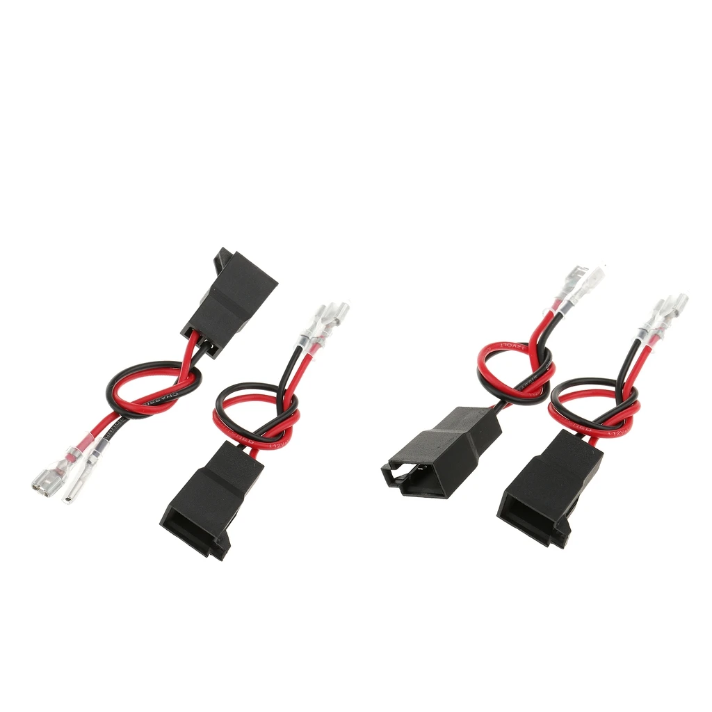 4x Speaker Adaptor Plug Leads Cable Connectors Pair PC2-805 for   