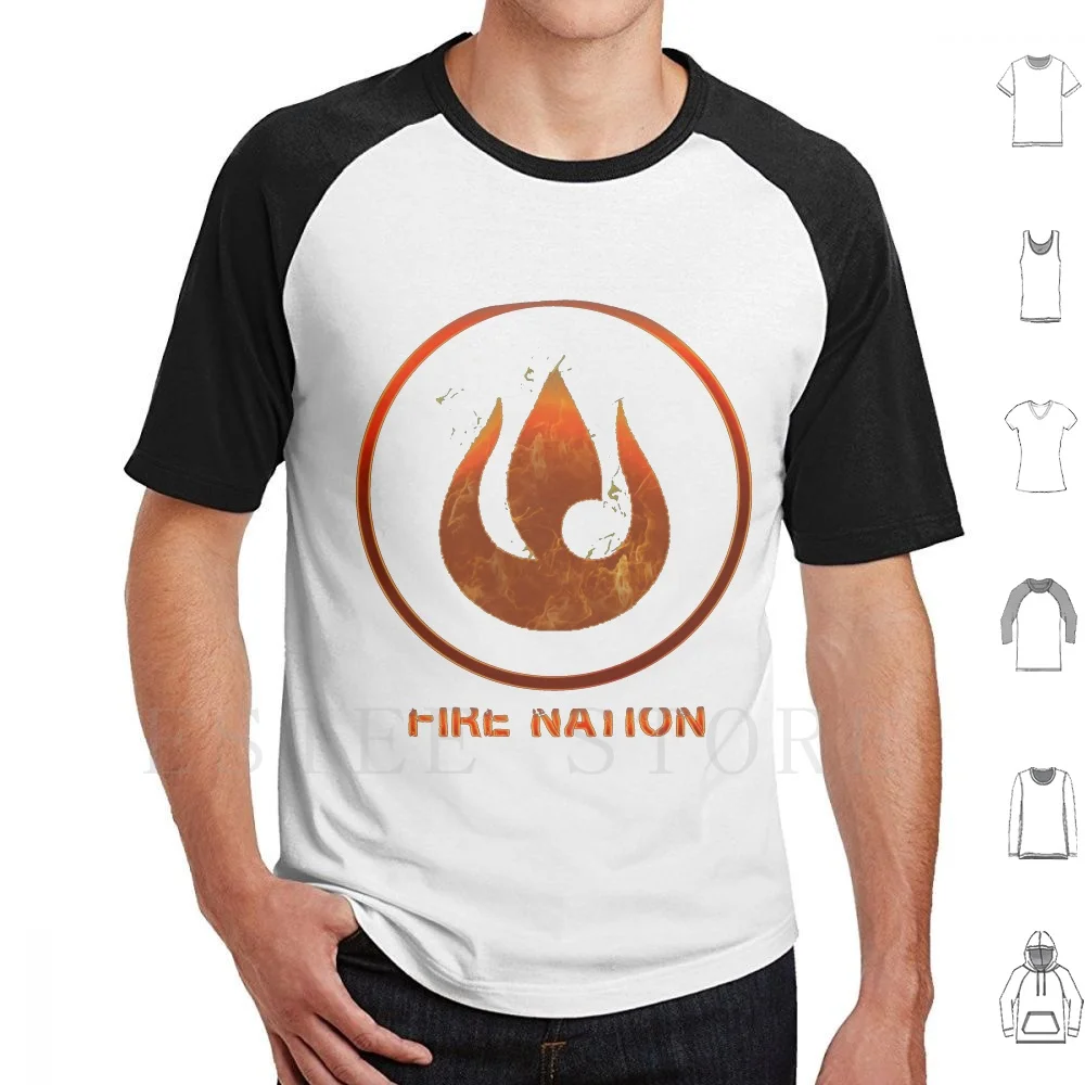 Fire Nation T Shirt Uomo Cotone 6Xl Fire Emblem Fire Nation