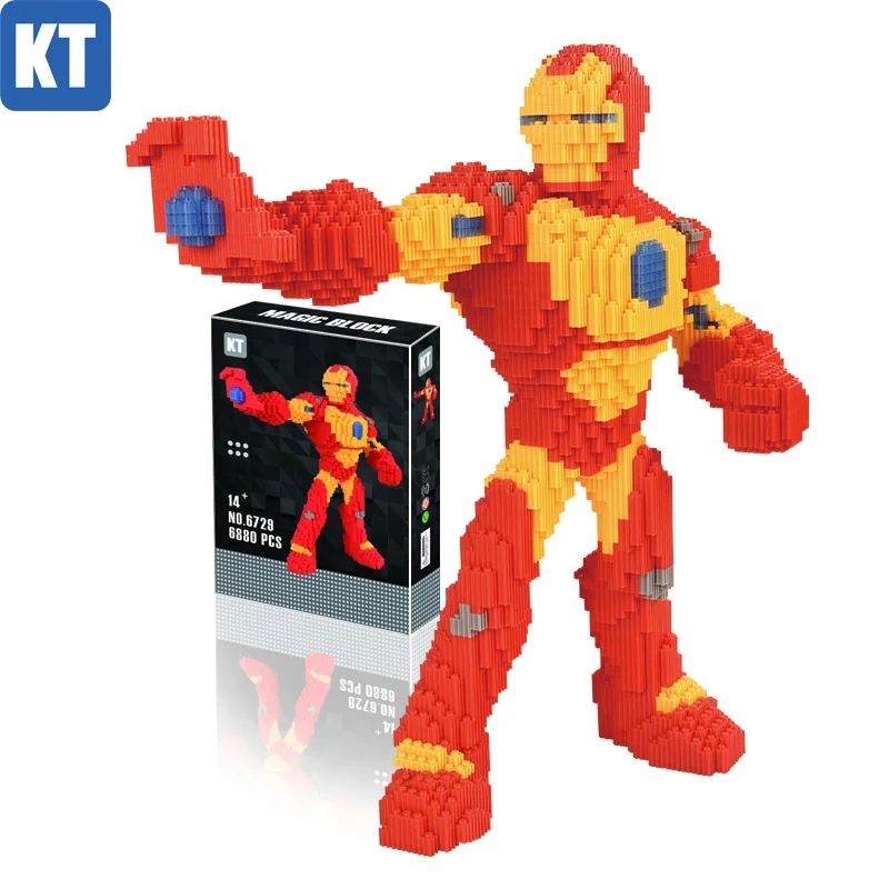 

Kt6729 Children Inserted Building Blocks DIY Douyin Toy Early Childhood Educational Assembled Diamond Large Particles Building B
