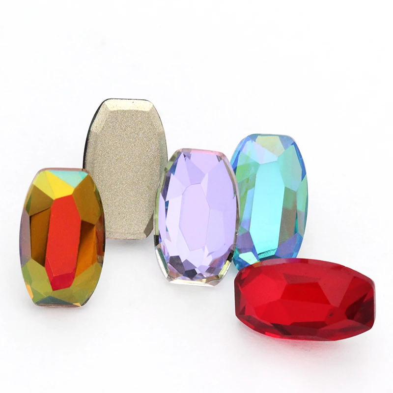 

Colorful Crystal k9 Glass Rhinestones Flatback Craft Gems Christmas for Glue on Clothing Dress Jewelry Decoration for craft diy