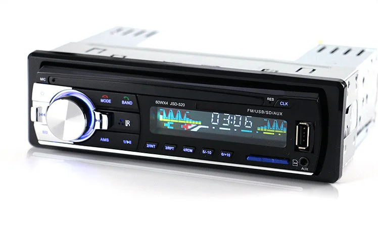 20 шт. JSD-520 12 в Bluetooth V2.0 автомобильный аудио стерео MP3 радио плеер jsd520 jsd 520