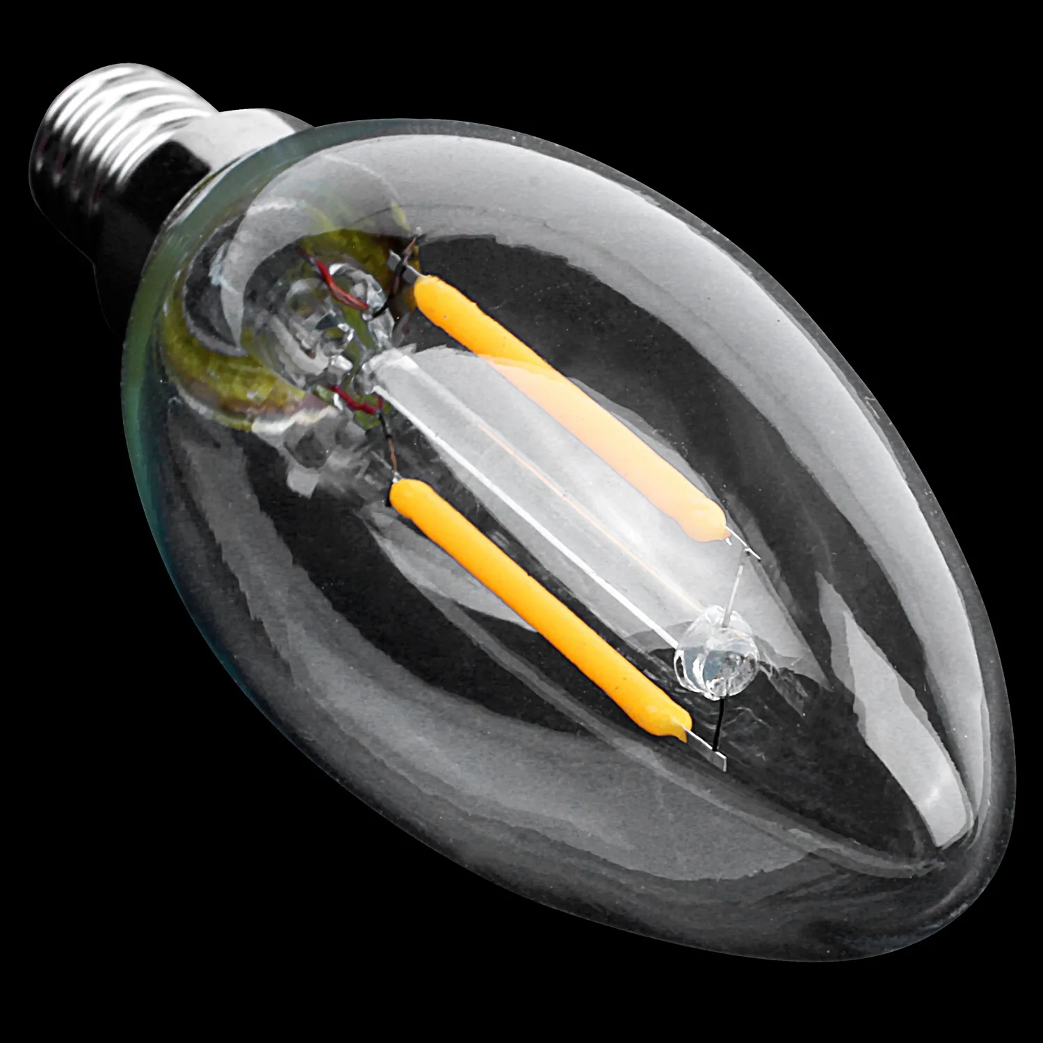 Dimmable E12 COB Edison свеча пламя накаливания светодиодный светильник лампа