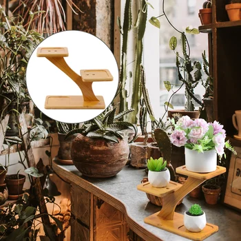 

1pc Decorative Practical Pretty Flower Shelf Plants Rack for Office