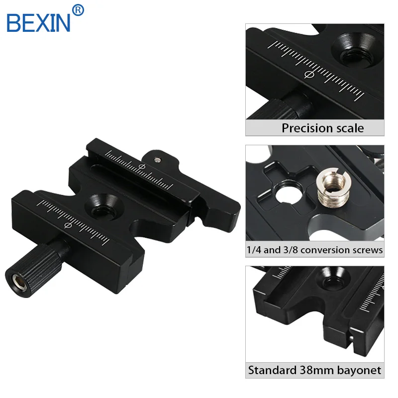 Camera Belt Strap Camera Clamp Adapter Mount Quick Release Clamp Tripod Ball Head Clamp for Arca Swiss Tripod DSLR Camera Tripod Plate Durable