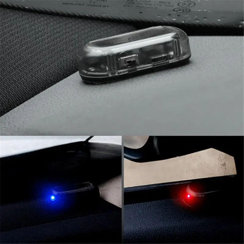

Car Fake Security Light Solar Powered Simulated Dummy Alarm Wireless Warning Anti-Theft Caution Lamp LED Flashing Imitation