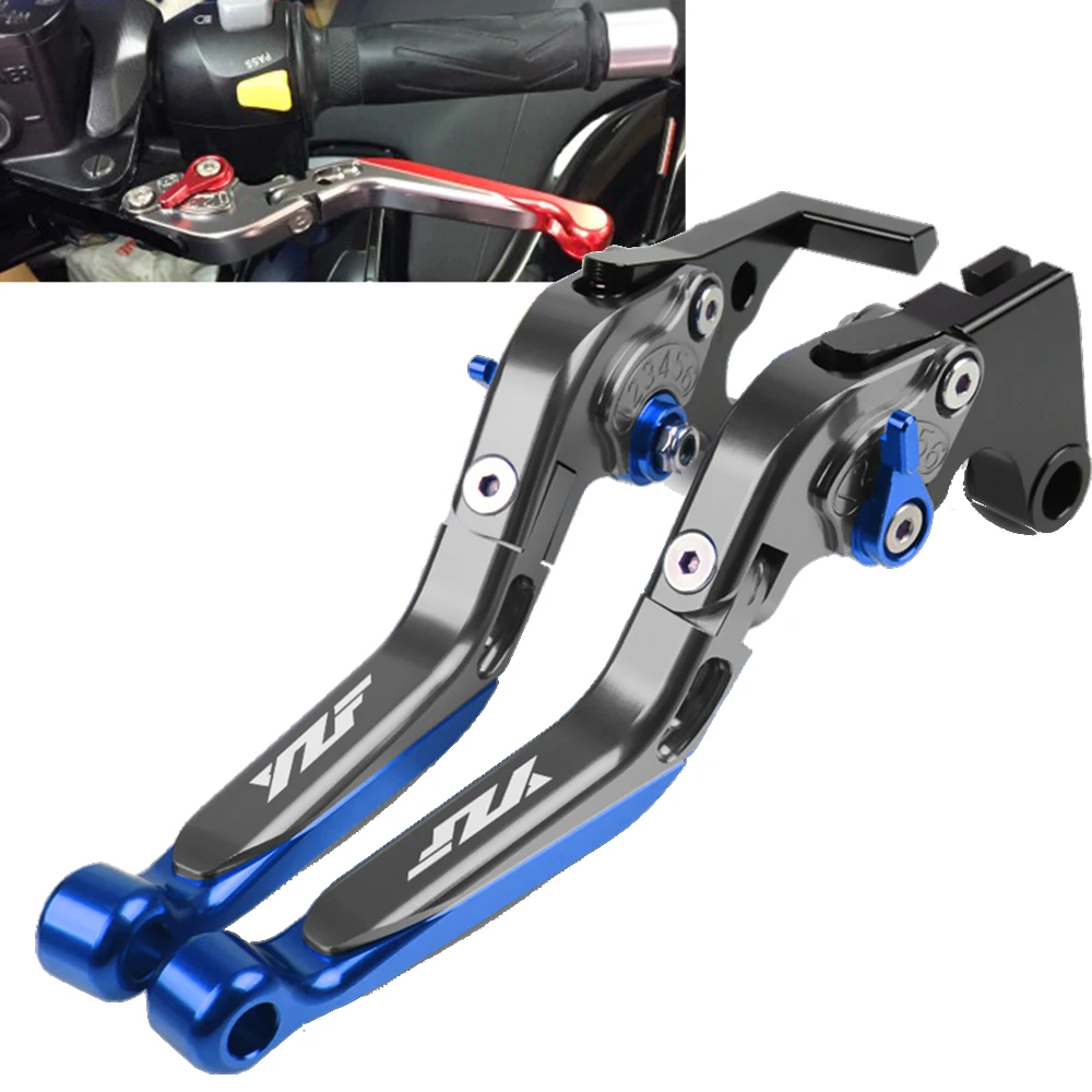 

Moto Brake Handle CNC Adjustable Motorcycle Clutch Brake Lever Handle For Yamaha YZF R1 R6 R3 R25 R15 2014 2015 2016 2017 2018
