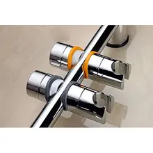 

Adjustable Shower Head Holder Bathroom Slider Accessories On Bathroom Rail Pipes Showerhead Slider Holder Twin Set Fits Any Siz