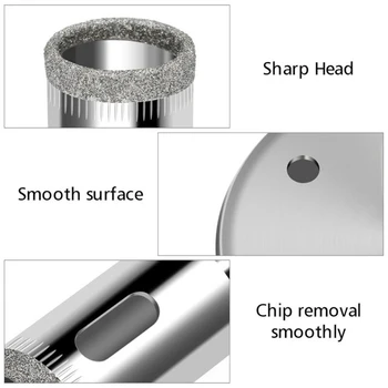 

Parts Diamond Hole Saw Hollow Core DIY Glass Tiles Marble Granite Household
