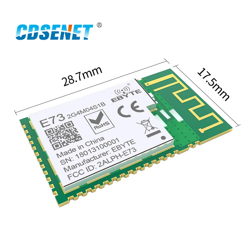E73 2G4M04S1B nRF52832 2 4 ГГц приемопередатчик беспроводной радиочастотный модуль SMD Ble 5 0
