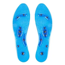 1 пара эластичный комфорт прозрачный коврик для ног Уход за здоровьем усталость удаляет массаж для снятия боли Нескользящая гелевая стелька Магнитная терапия