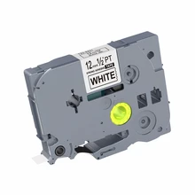 10 упаковок TZe-S231 TZ2-S231 лента для этикеток для Brother 12 мм черная на белом принтере лента совместима с Brother p-touch принтер этикеток