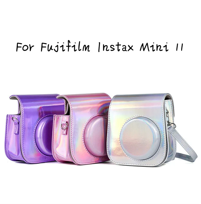 Чехол-накладка из искусственной кожи для камеры Fujifilm Instax Mini 11 защитная сумка на