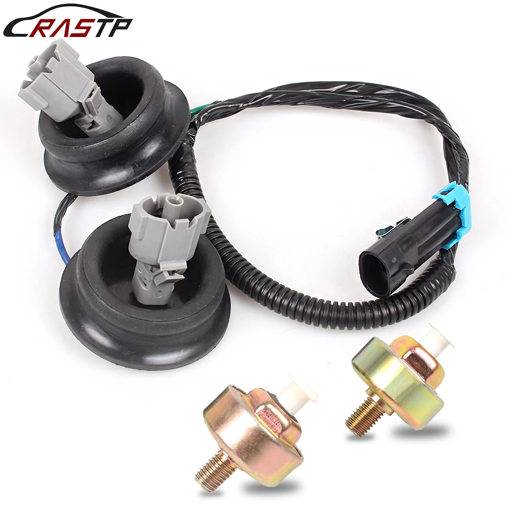RASTP-двойные ДЕТОНАЦИОННЫЕ датчики и провод для Chevy GM LS1 LS6 LQ9 4.8L 5.3L 6.0L 8.1L RS-TP012 |