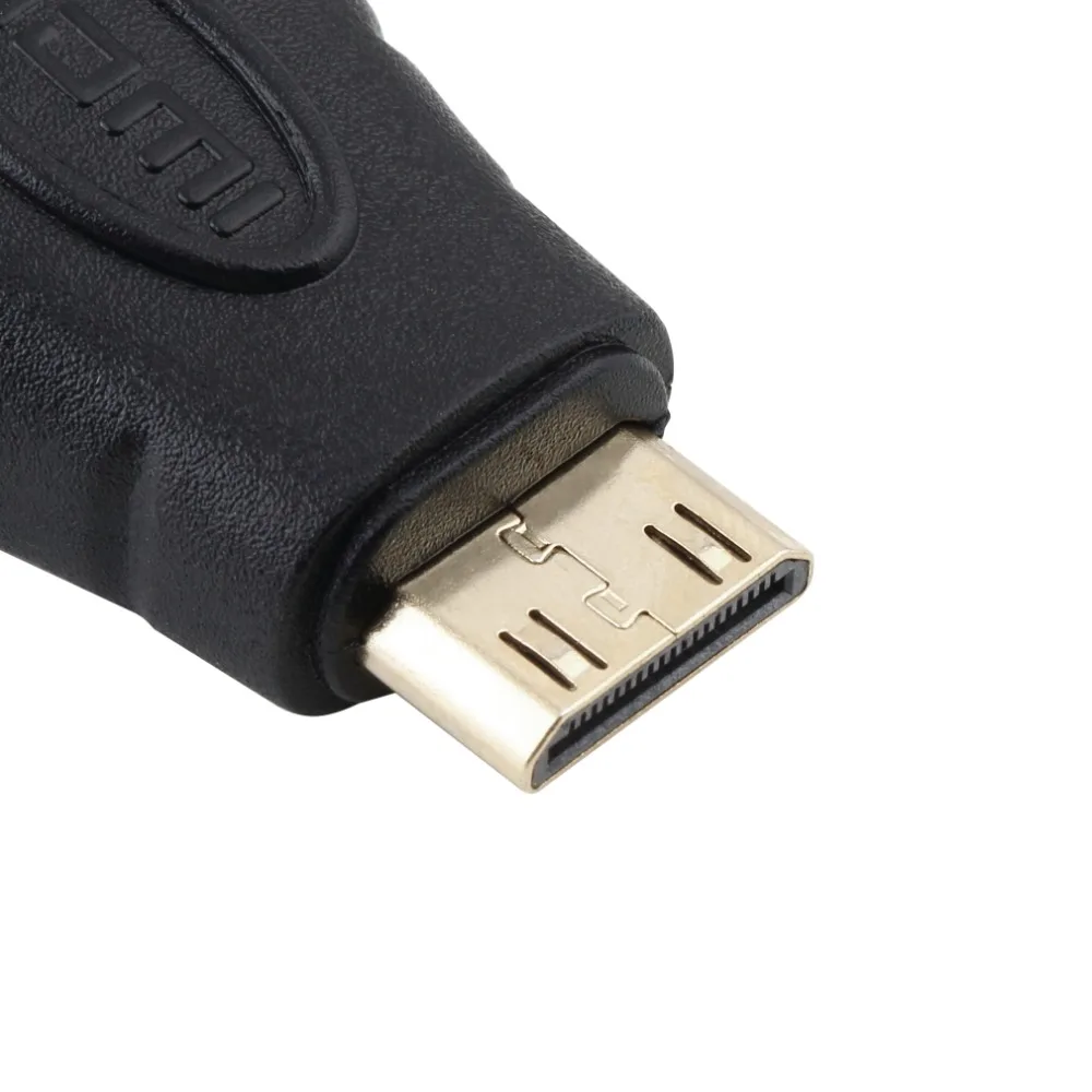 Мини HDMI к HDMI адаптер Женский к Мужской конвертер для HDMI HD 1080P Кабельный адаптер для HDTV Позолоченный разъем HD