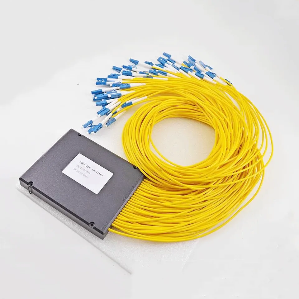

Fiber Optic Splitter Single mode LC / UPC 1x64 plc splitter FBT Optical Couple