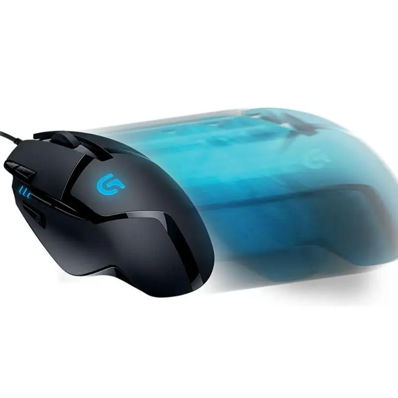 Игровая мышь logitech G402 Hyperion Fury FPS 4000 dpi, Проводная оптическая мышь, профессиональные игровые мыши для Windows XP/Vista/7/8/10