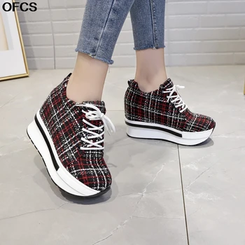 

Women Casual Shoes Comfortable Platform Sneakers 2019 Autumn Woman Sneakers Ladies Trainers Chaussure Femme Tenis Feminino Shoes