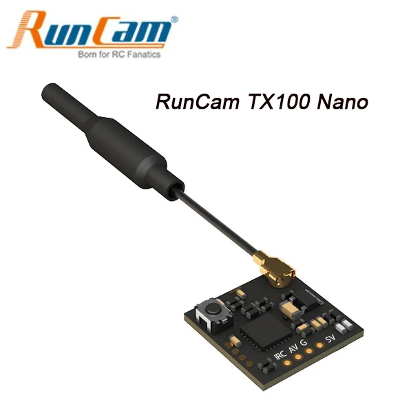 

RunCam TX100 Nano 5.8G 37CH 25mW / 100mW Output Power Video FPV Transmitter for FPV Drone Quadcopter