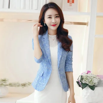 

Office Lady Elegant Slim Short Small Suit Blazers New Arrival 2020 Spring Fashion Korean Style Women Blazers And Jackets P256