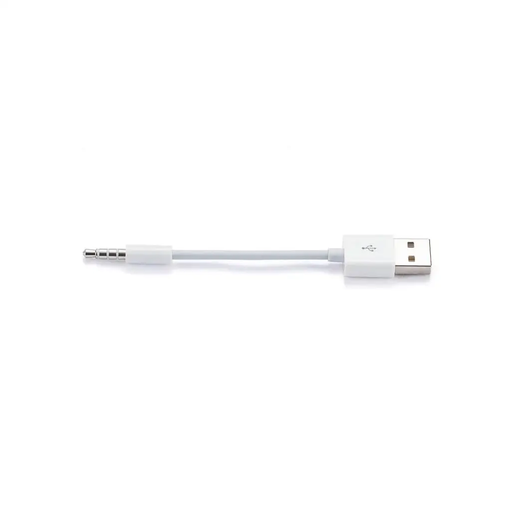 USB 2.0 Charger Interface Male to 3.5mm Jack Audio Interface Male Adapter 0.5ft Cable for MP3 MP4 PC Gadget Accessories