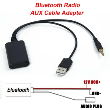 

12V Car Wireless Bluetooth Radio Cable Aux In Adapter Replacement For BMW E90 E91 E92 E93 Car Accessories